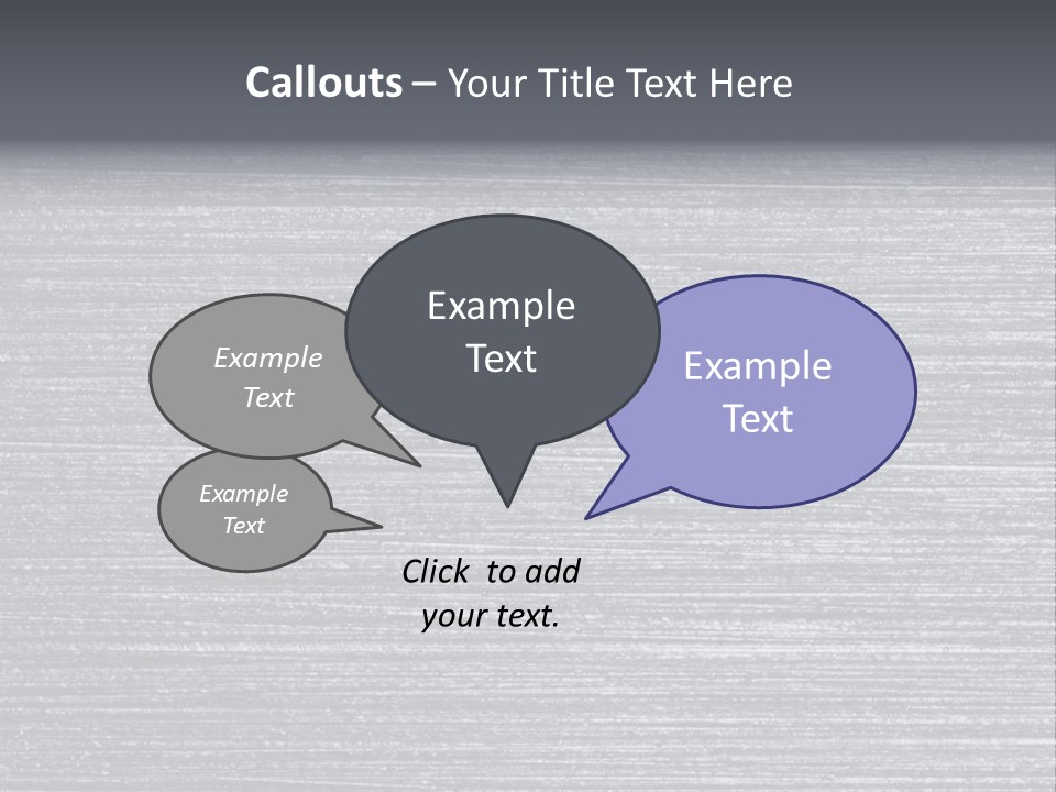 Schliff Aluminium Material PowerPoint Template