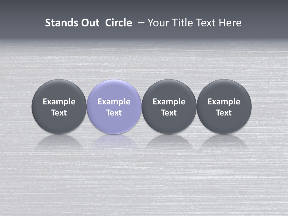 Schliff Aluminium Material PowerPoint Template