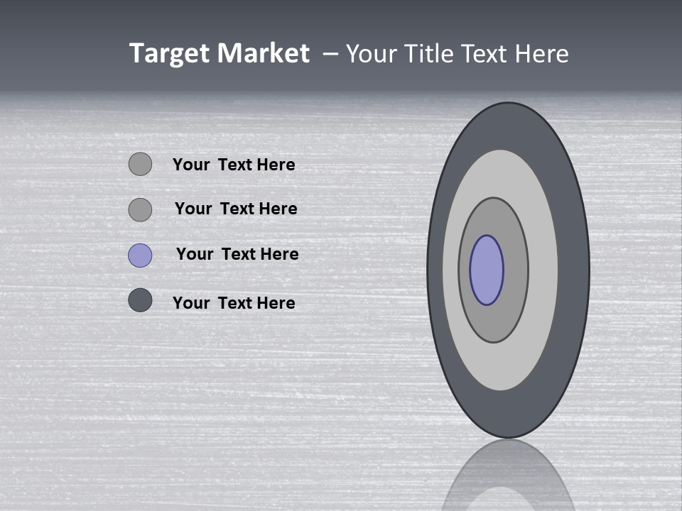 Schliff Aluminium Material PowerPoint Template