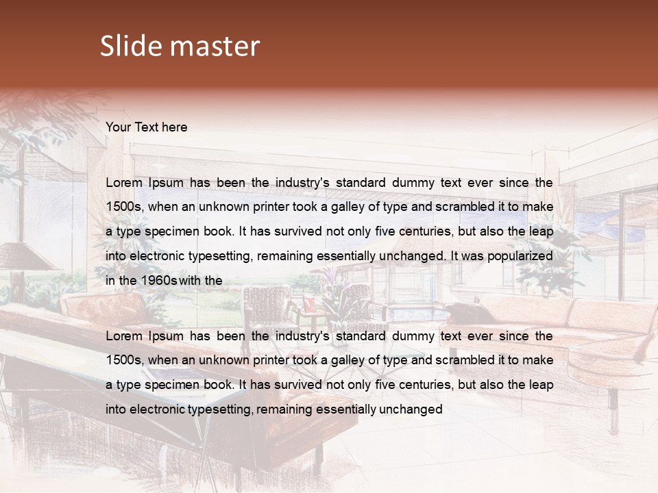 Interior Architecture Luxury PowerPoint Template