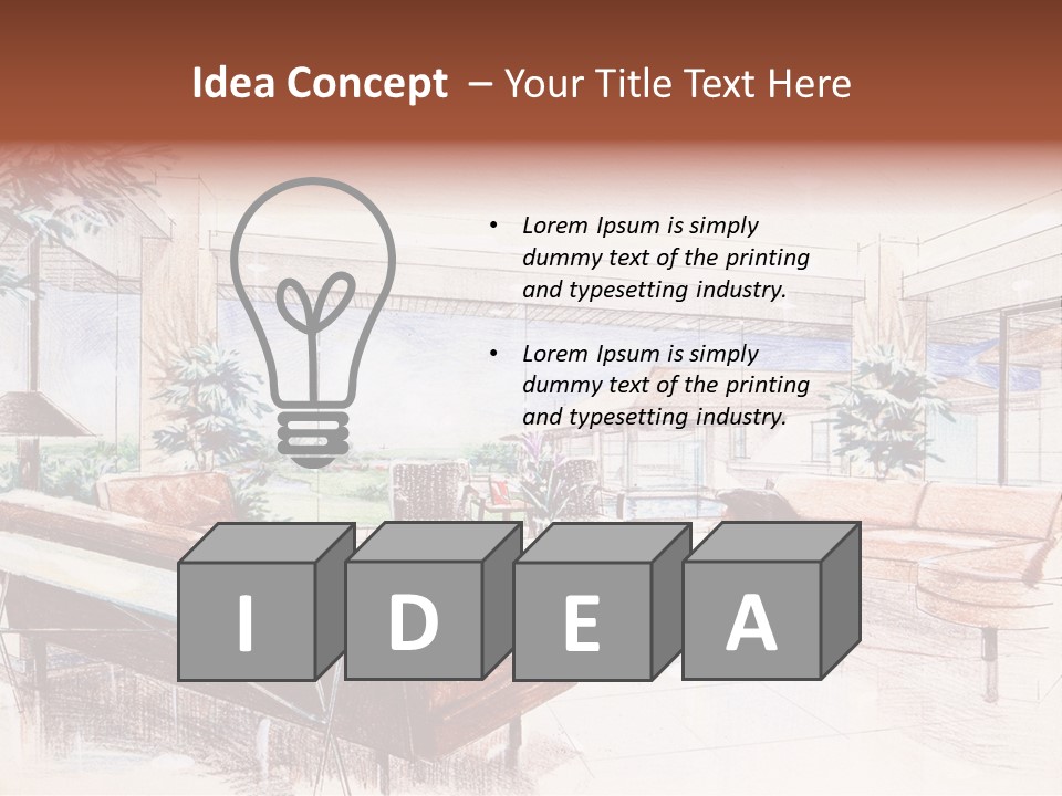 Interior Architecture Luxury PowerPoint Template