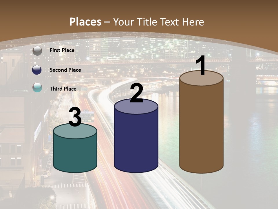 Amazing Nice Highway PowerPoint Template