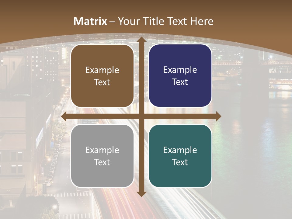 Amazing Nice Highway PowerPoint Template