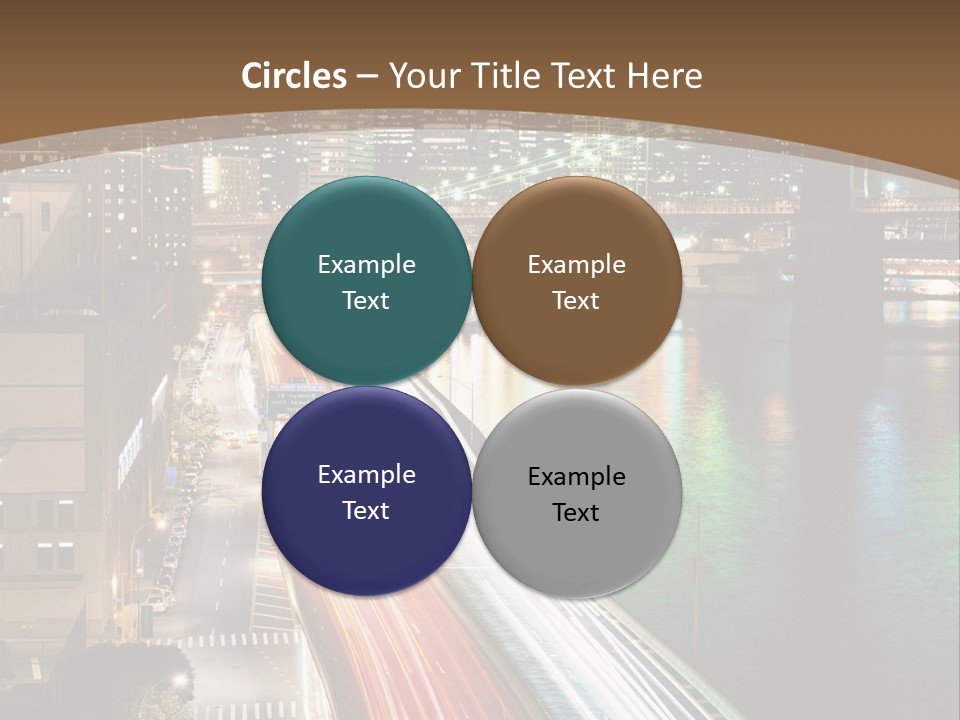 Amazing Nice Highway PowerPoint Template