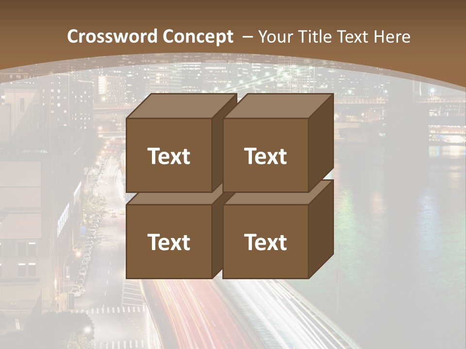 Amazing Nice Highway PowerPoint Template