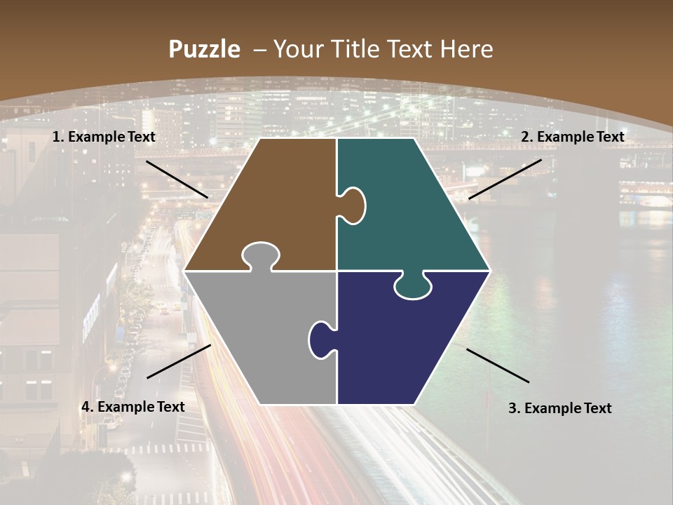 Amazing Nice Highway PowerPoint Template