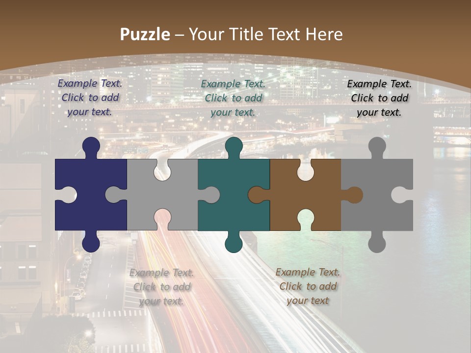 Amazing Nice Highway PowerPoint Template