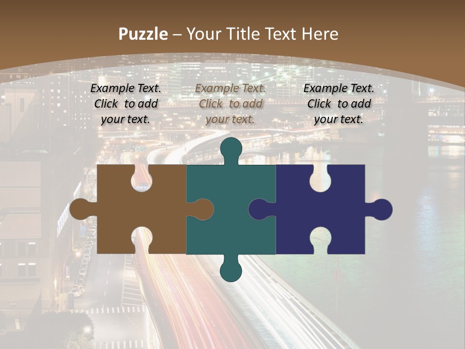 Amazing Nice Highway PowerPoint Template