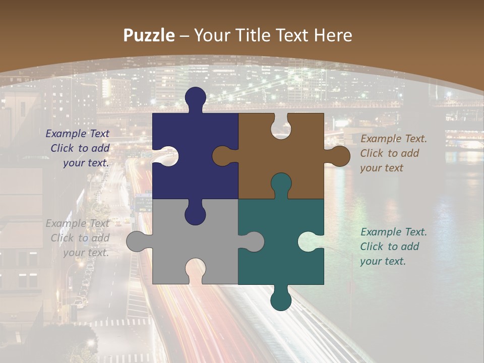 Amazing Nice Highway PowerPoint Template