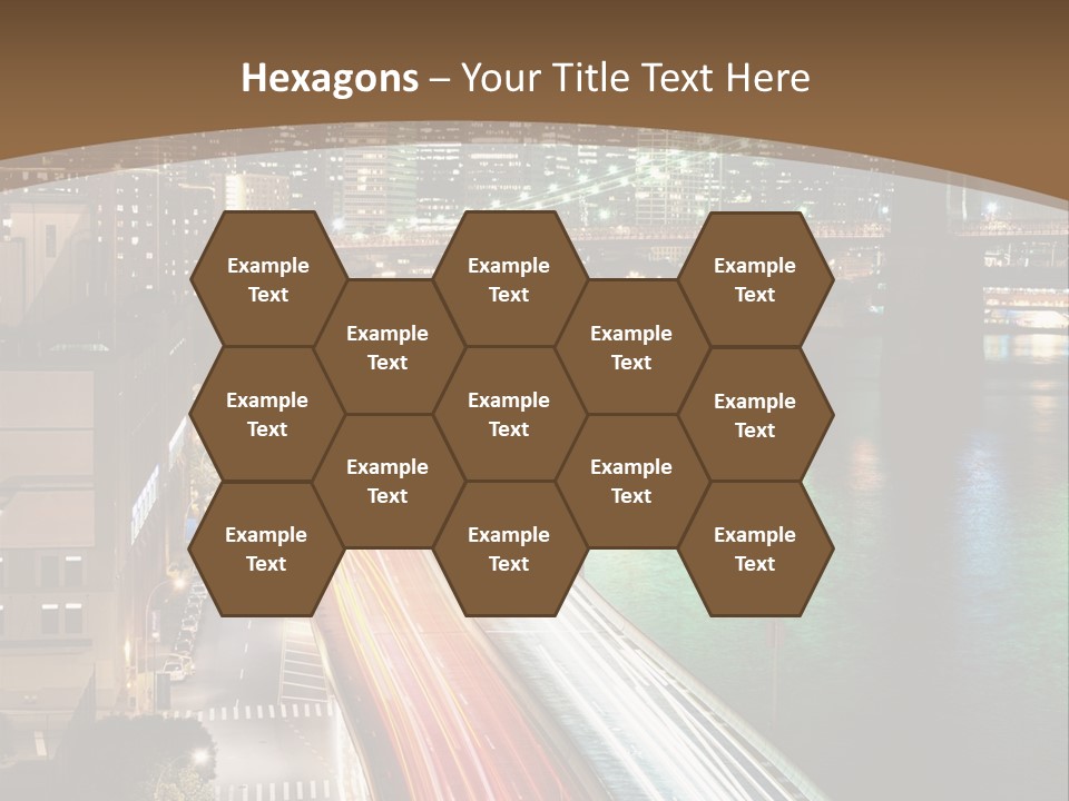 Amazing Nice Highway PowerPoint Template