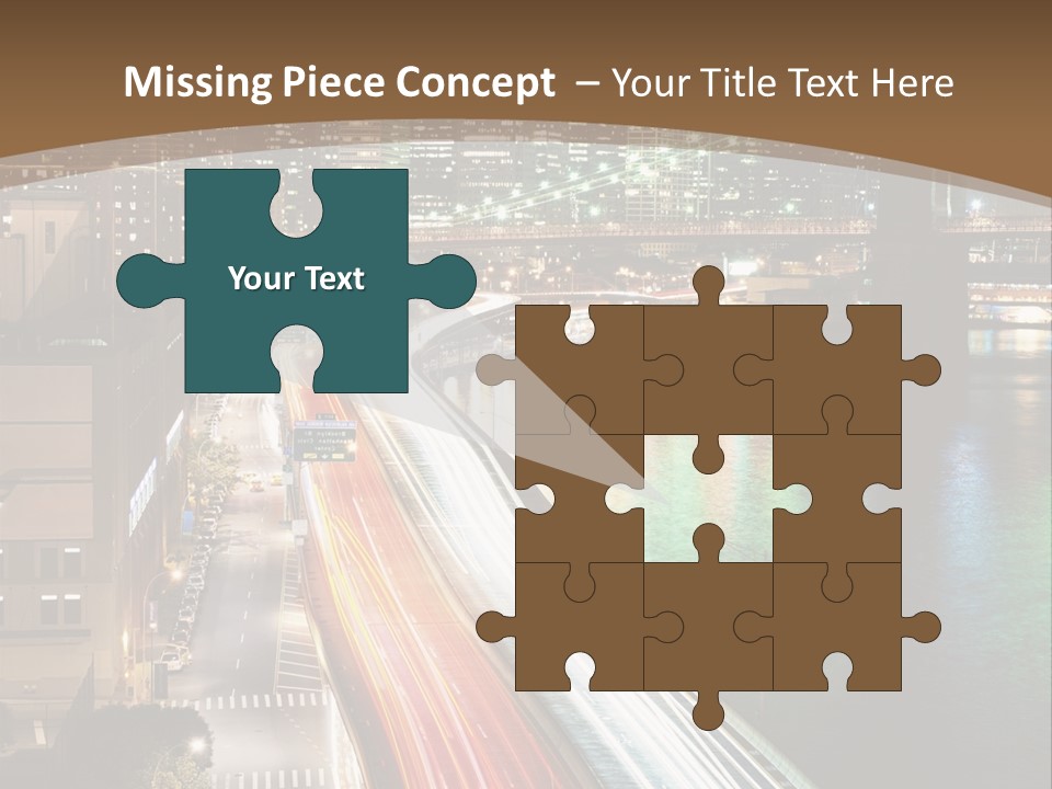 Amazing Nice Highway PowerPoint Template