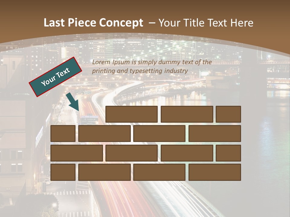 Amazing Nice Highway PowerPoint Template