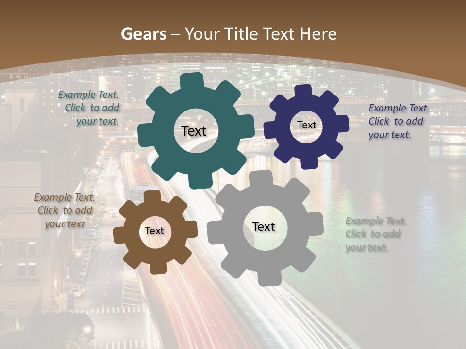 Amazing Nice Highway PowerPoint Template