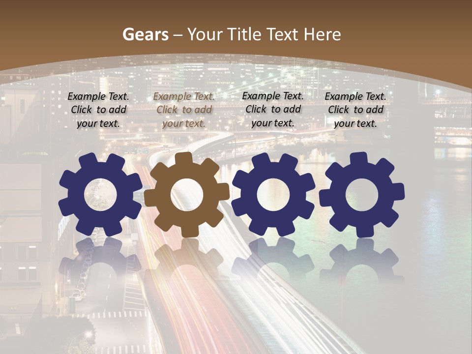 Amazing Nice Highway PowerPoint Template