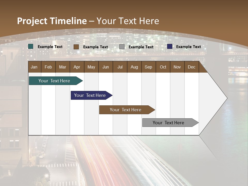 Amazing Nice Highway PowerPoint Template