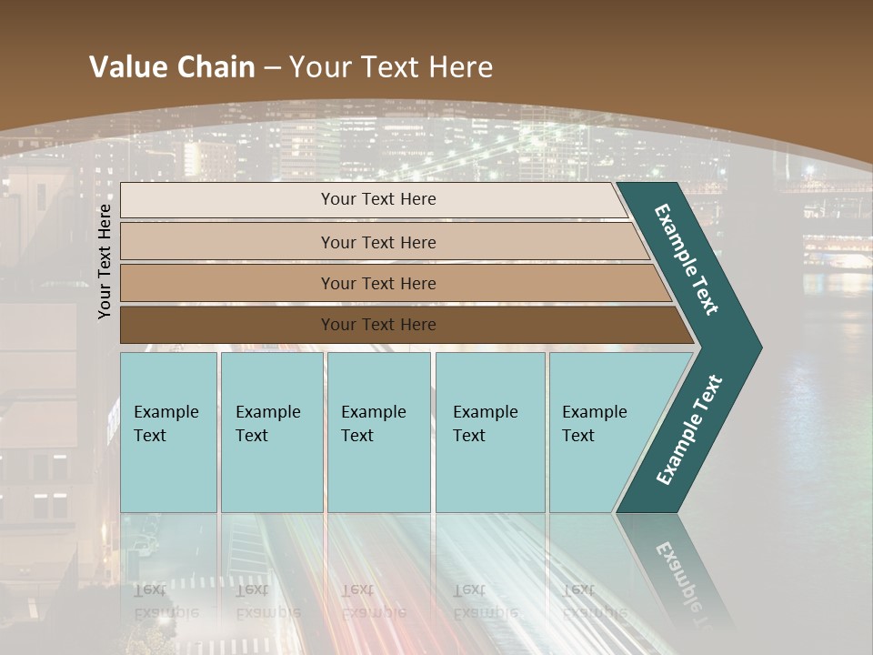 Amazing Nice Highway PowerPoint Template
