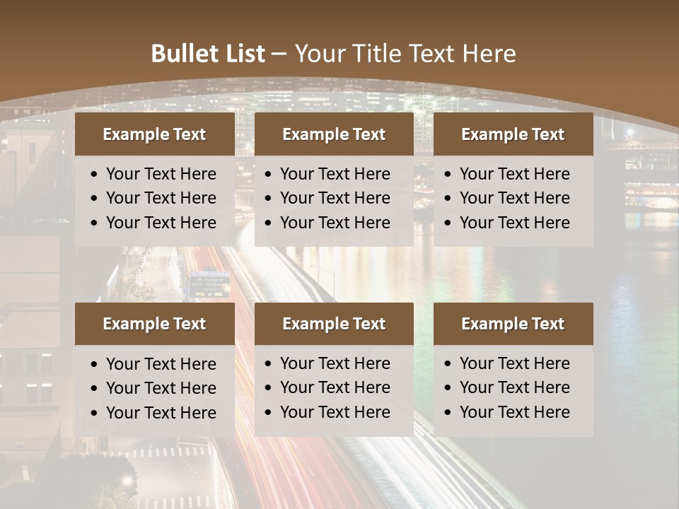 Amazing Nice Highway PowerPoint Template