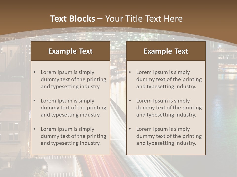 Amazing Nice Highway PowerPoint Template