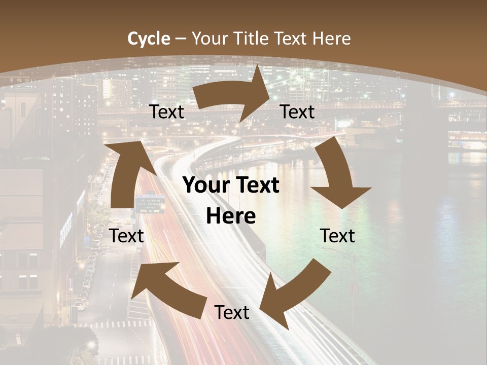 Amazing Nice Highway PowerPoint Template