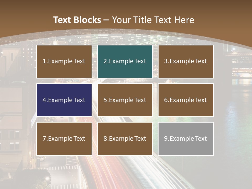 Amazing Nice Highway PowerPoint Template