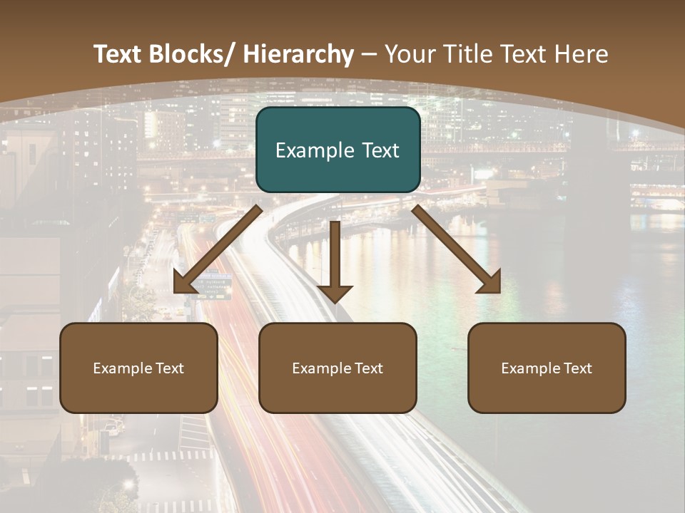 Amazing Nice Highway PowerPoint Template