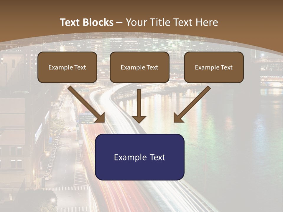 Amazing Nice Highway PowerPoint Template