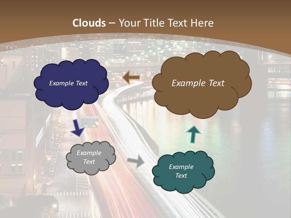 Amazing Nice Highway PowerPoint Template