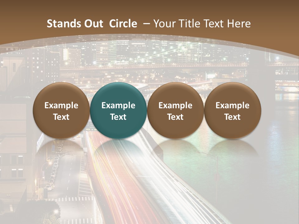 Amazing Nice Highway PowerPoint Template
