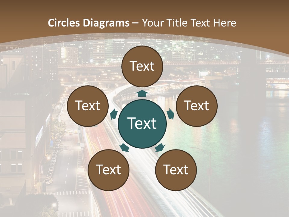 Amazing Nice Highway PowerPoint Template