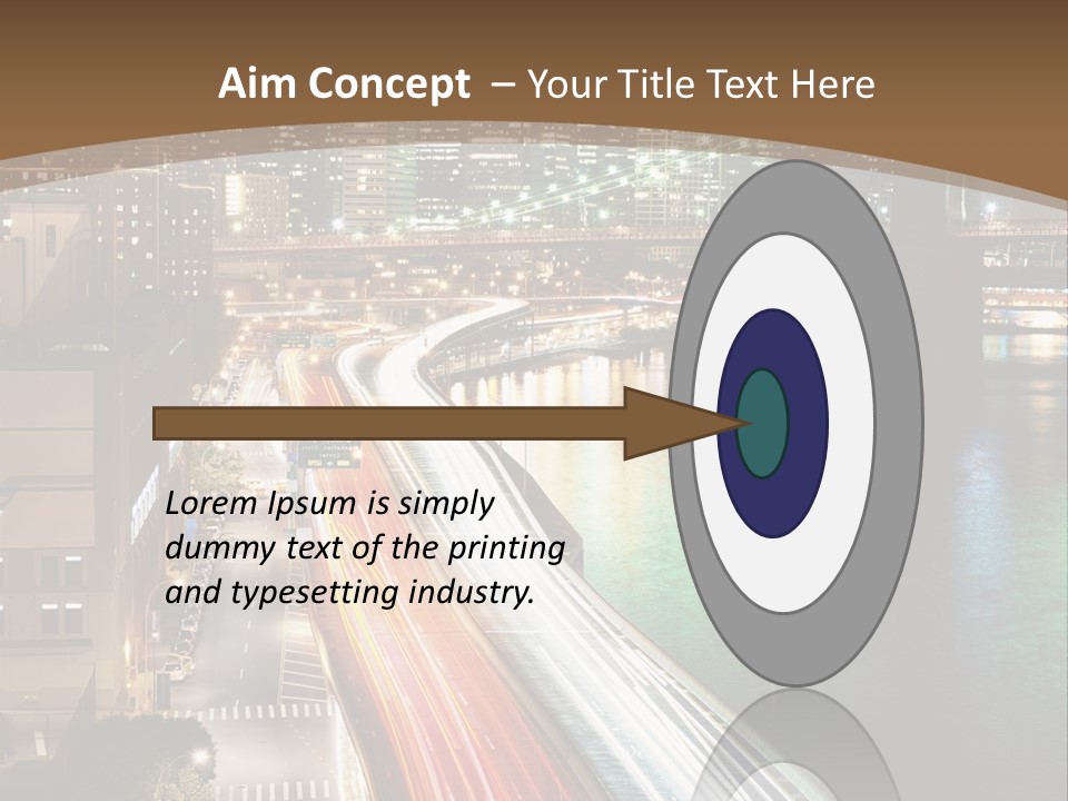 Amazing Nice Highway PowerPoint Template