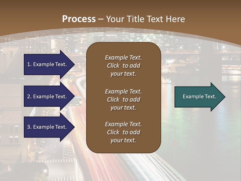 Amazing Nice Highway PowerPoint Template