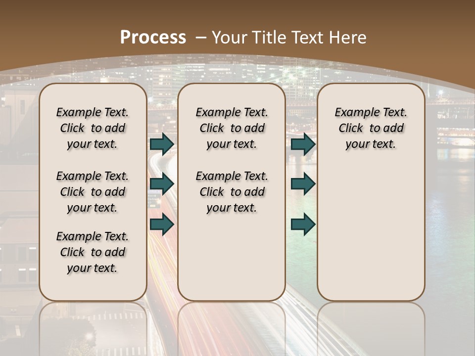 Amazing Nice Highway PowerPoint Template