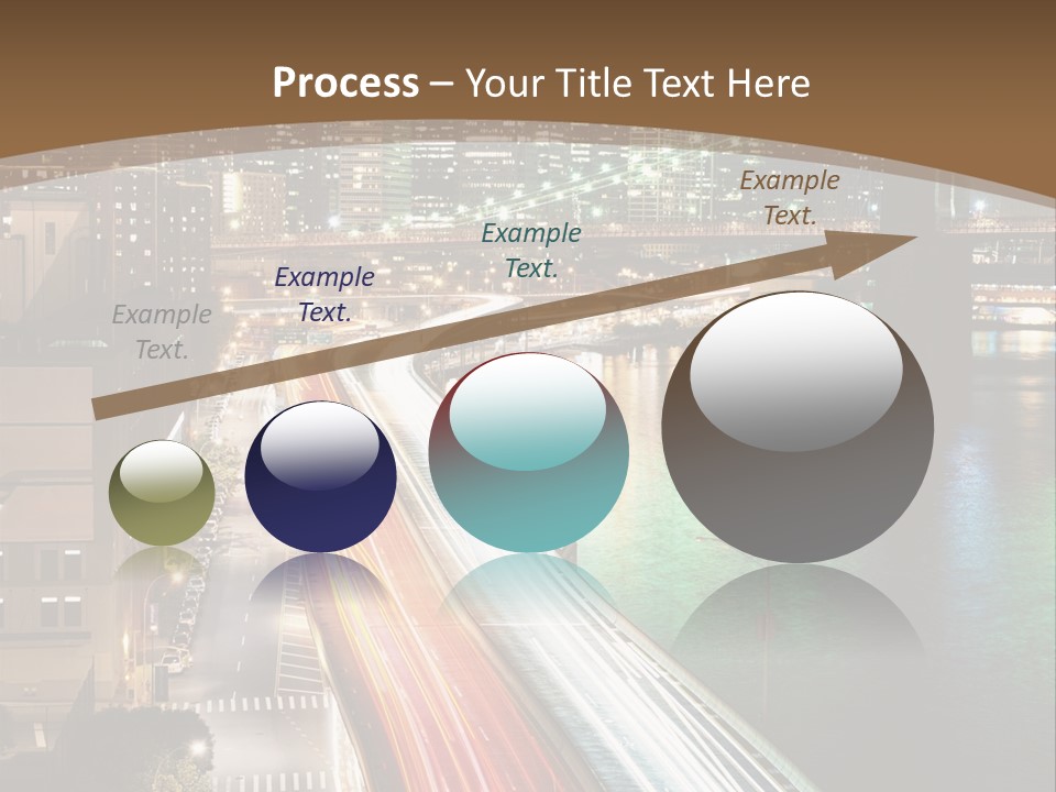 Amazing Nice Highway PowerPoint Template