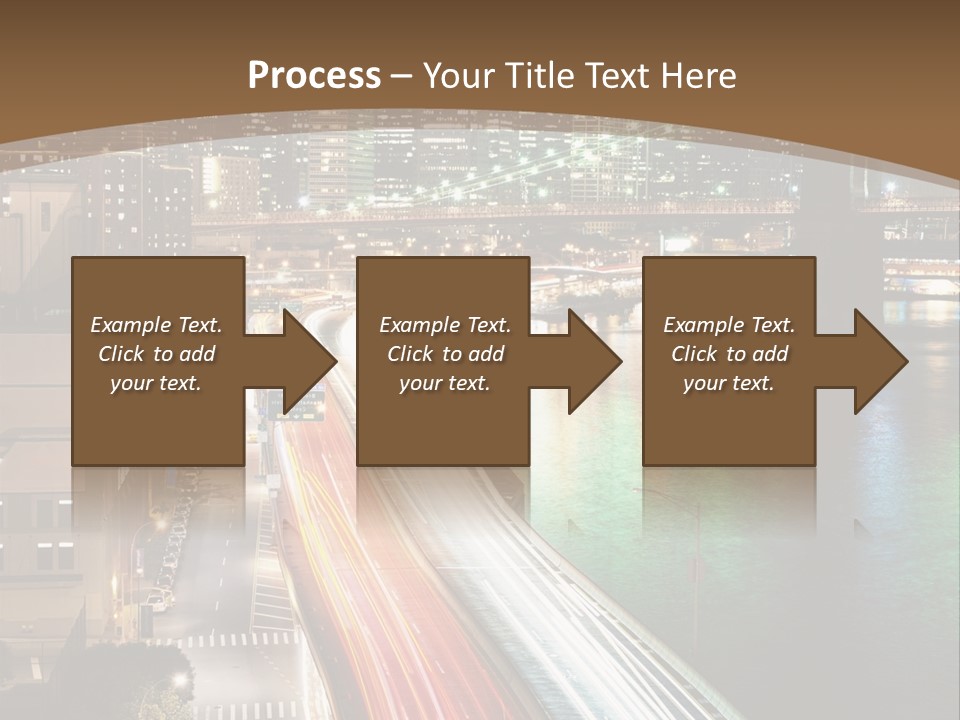 Amazing Nice Highway PowerPoint Template