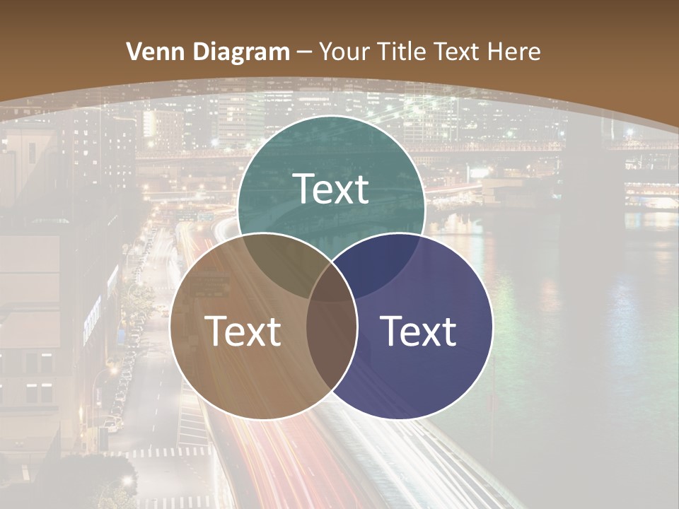 Amazing Nice Highway PowerPoint Template