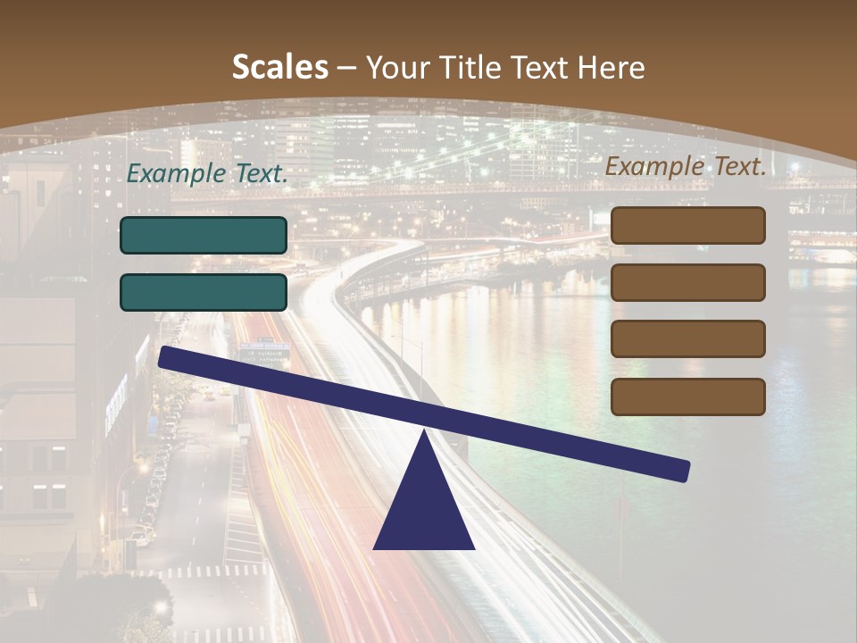 Amazing Nice Highway PowerPoint Template