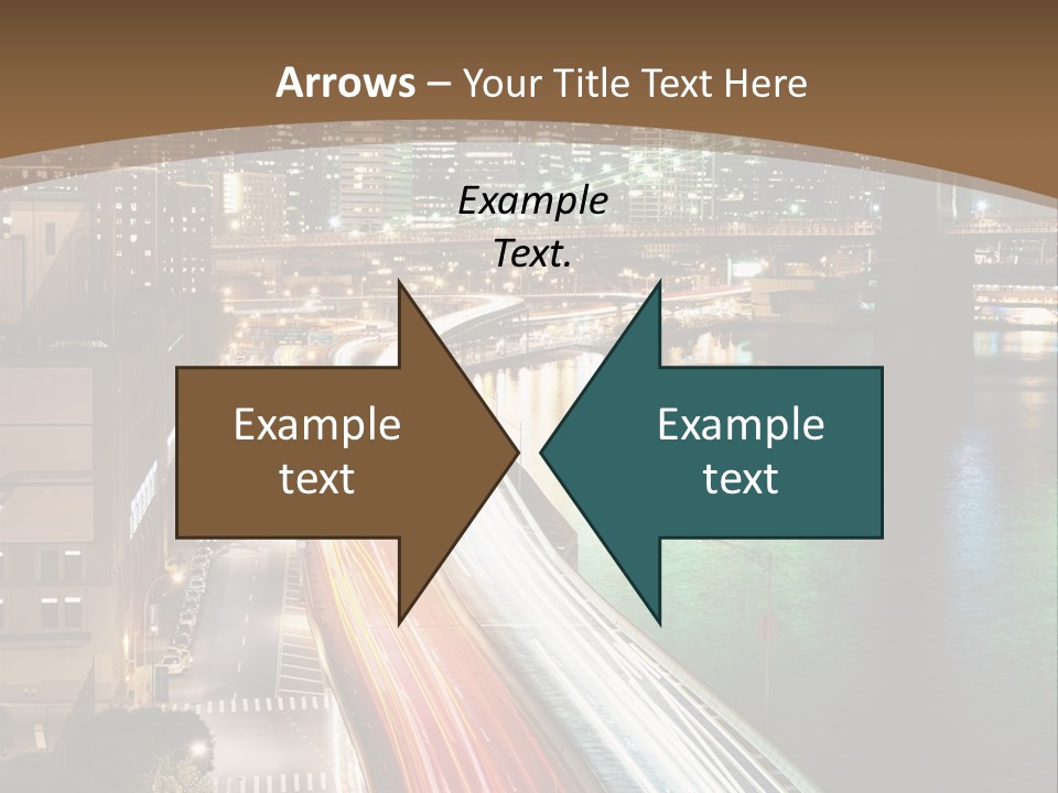 Amazing Nice Highway PowerPoint Template