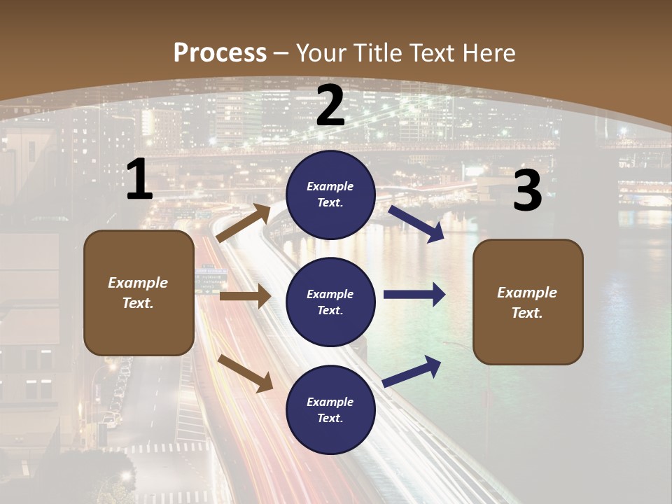 Amazing Nice Highway PowerPoint Template