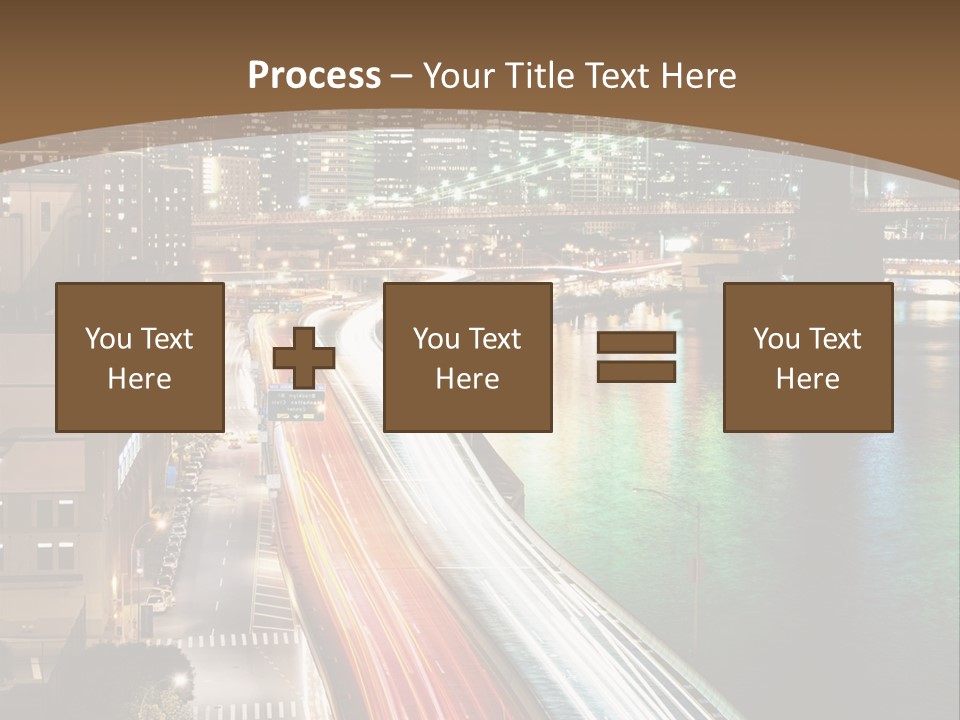 Amazing Nice Highway PowerPoint Template