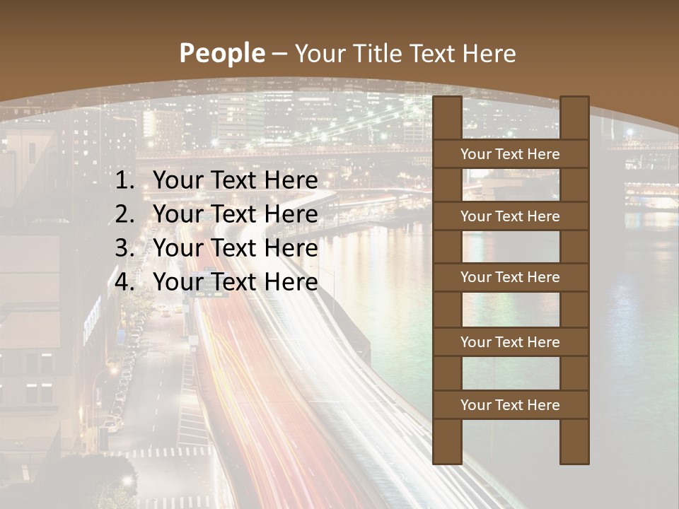 Amazing Nice Highway PowerPoint Template