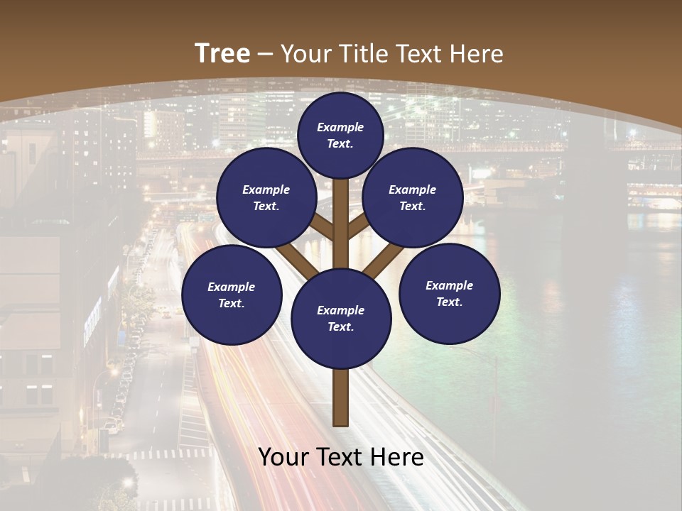 Amazing Nice Highway PowerPoint Template