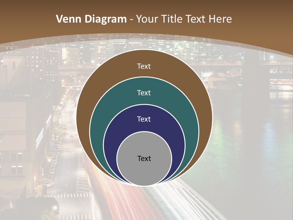 Amazing Nice Highway PowerPoint Template