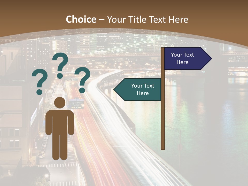 Amazing Nice Highway PowerPoint Template