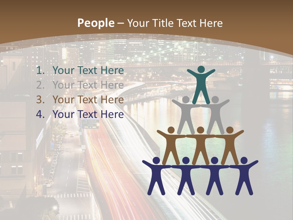 Amazing Nice Highway PowerPoint Template