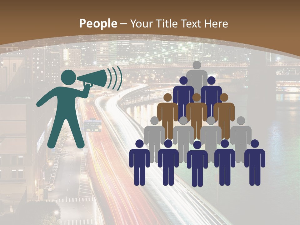 Amazing Nice Highway PowerPoint Template