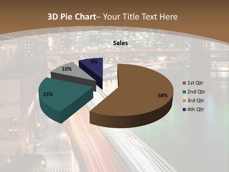 Amazing Nice Highway PowerPoint Template