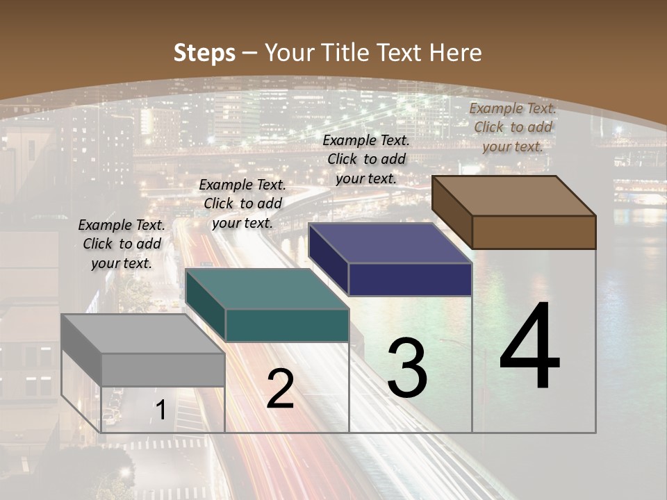 Amazing Nice Highway PowerPoint Template