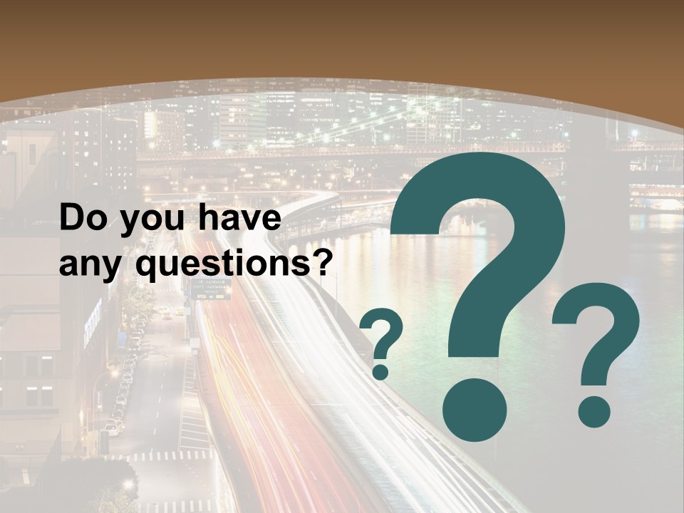 Amazing Nice Highway PowerPoint Template