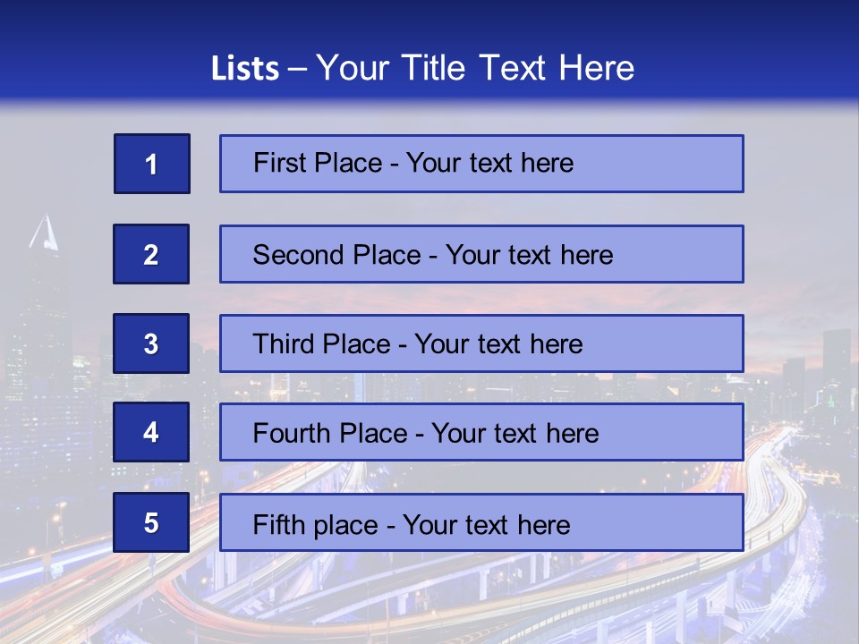 Kong Commercial Tower PowerPoint Template