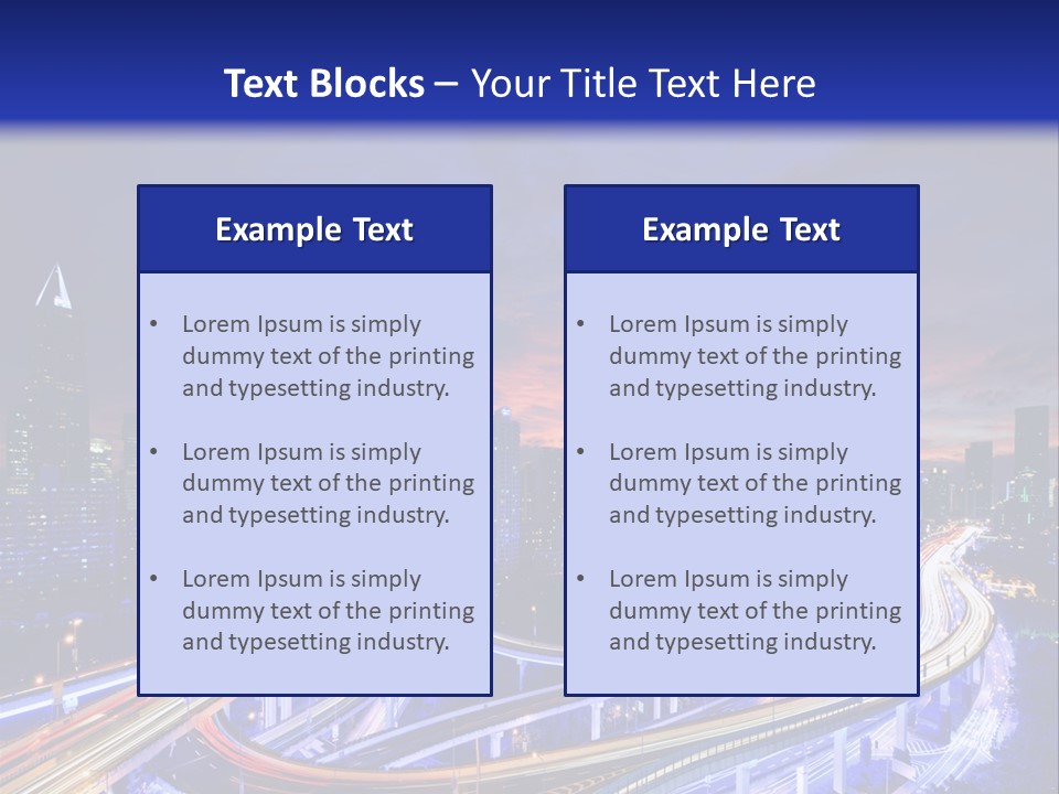 Kong Commercial Tower PowerPoint Template